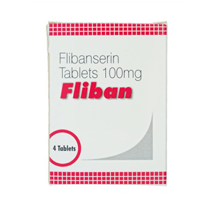 Flibanserin 100mg (4 pilules) online by Indian Brand